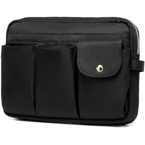 Storage Bag-arge Cosmetic Bag for Women, Travel Makeup Bag, Zip Up Bag, Cute Makeup Bag - Pure Cotton Canvas - Can be Suspended - Perfect Storage for Cosmetics in Saudi Arabia