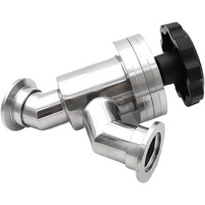 KF16 KF25 KF40 KF50 SUS 304 Stainlee Steel Sanitary Y-type Manual High Vacuum Baffle Valve Vacuum Flapper Angle Valve(KF25) in Saudi Arabia