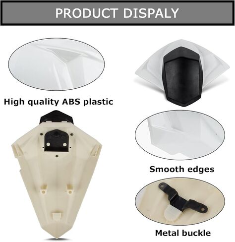 Rear Seat Fairing Cover Cowl for EX300R EX300 ZX250R EX250R Ninja 300 300R 250 250R 2013-2019(White) in Kuwait