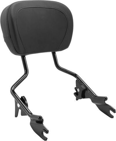 TCT-MOTORPARTS Passenger Detachable Backrest Sissy Bar Fit For Harley Touring Street Road King Glide Electra Glide 2009-2025 in Kuwait