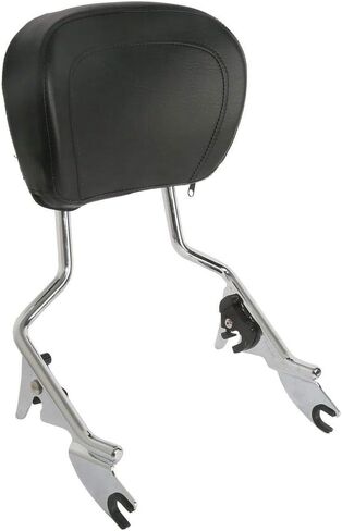 TCT-MOTORPARTS Passenger Detachable Backrest Sissy Bar Fit For Harley Touring Street Road King Glide Electra Glide 2009-2025 in Kuwait