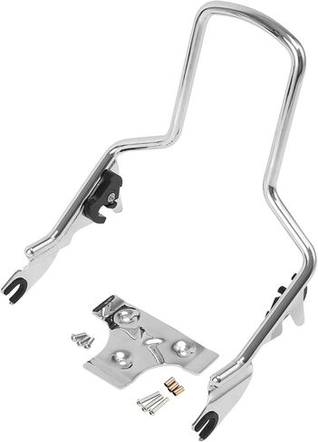 TCT-MOTORPARTS Passenger Detachable Backrest Sissy Bar Fit For Harley Touring Street Road King Glide Electra Glide 2009-2025 in Kuwait