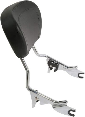 TCT-MOTORPARTS Passenger Detachable Backrest Sissy Bar Fit For Harley Touring Street Road King Glide Electra Glide 2009-2025 in Kuwait