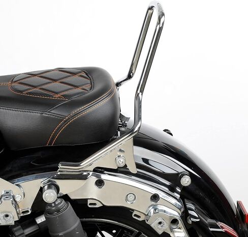 TCT-MOTORPARTS Passenger Detachable Backrest Sissy Bar Fit For Harley Touring Street Road King Glide Electra Glide 2009-2025 in Kuwait