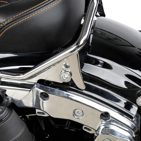 TCT-MOTORPARTS Passenger Detachable Backrest Sissy Bar Fit For Harley Touring Street Road King Glide Electra Glide 2009-2025 in Kuwait