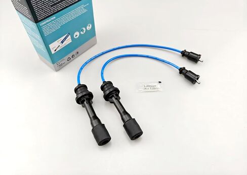 High Performance Racing Spark Plug Wires Compatible with Mazda Protege 1.6L L4 DX LX 1999 2000 2001 99 00 01 BLUE in Kuwait