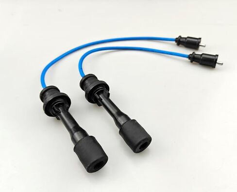 High Performance Racing Spark Plug Wires Compatible with Mazda Protege 1.6L L4 DX LX 1999 2000 2001 99 00 01 BLUE in Kuwait