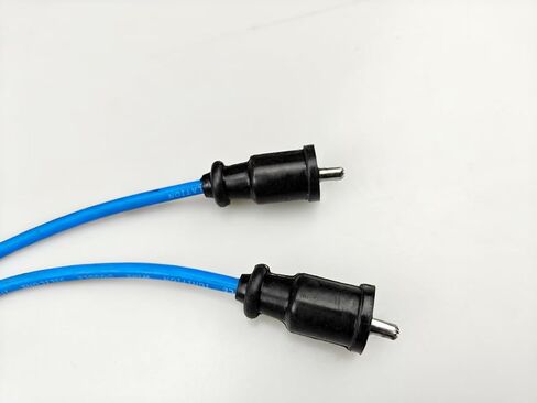 High Performance Racing Spark Plug Wires Compatible with Mazda Protege 1.6L L4 DX LX 1999 2000 2001 99 00 01 BLUE in Kuwait