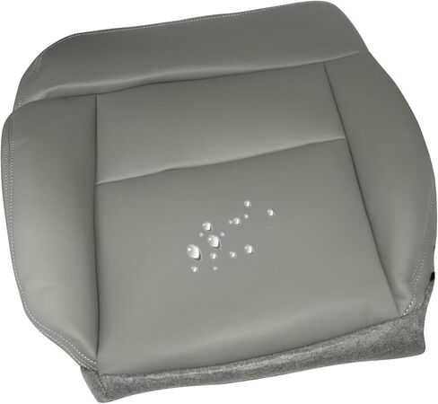 GXARTS Driver Side Bottom Leather Seat Cover Gray & Foam Cushion Compatible with Ford F150 2004 2005 2006 2007 2008 in Kuwait