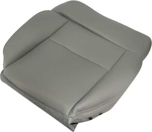 GXARTS Driver Side Bottom Leather Seat Cover Gray & Foam Cushion Compatible with Ford F150 2004 2005 2006 2007 2008 in Kuwait