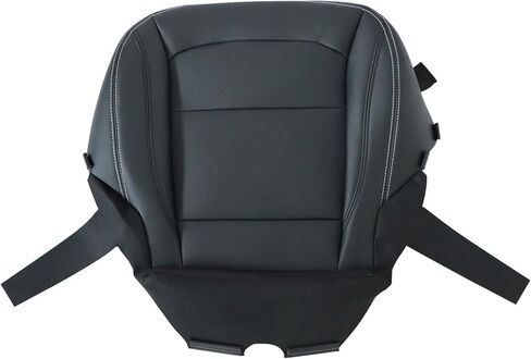Driver & Passenger Side Bottom Perforated Black Microfiber Leather Seat Cover Compatible with Ford Explorer 2016 2017 2018 2019 in Kuwait