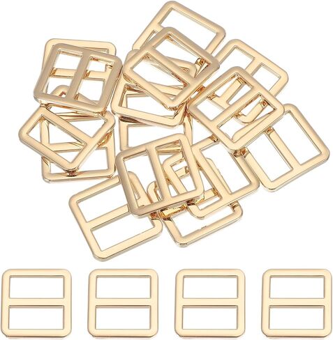 PATIKIL Metal Tri-glide Slide Buckle, Zinc Alloy Adjuster Sliders Webbing Strap Fastener Replacement for Bag in Kuwait