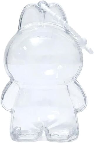 Protective Case Compatable with LABUBU 12cm Doll, Version 4.0 Doll Protective Case for Labubu with Key Chain and Dust Cap, Suitable for Outdoor Displays and Backpack Hooks(No Doll) in Saudi Arabia