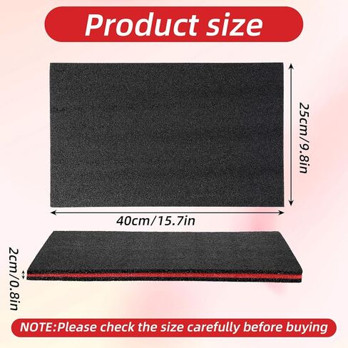8 Pack Tool Box Foam, 15.7 x 9.8 x 0.8 Inch Foam Inserts for Cases, Polyethylene Storage Sheets for Toolbox Hard Case, Tool Shadow Insert, Kaizen Organizer Sheet in Saudi Arabia