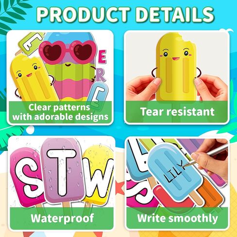 Summer Bulletin Board Decorations, We are Ready for A Sweet Summer Bulletin Board Decorations Set, Colorful Popsicle Decorations for School Classroom Office Decor, Summer Classroom Decorations in Saudi Arabia