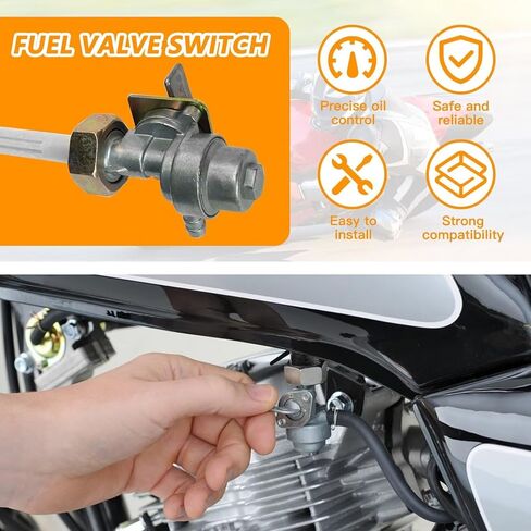 Fuel Tank Gas Petcock Valve for HONDA VT1100C 1987 1988 1989 1990 1991 1992 1993 18x1mm in Kuwait