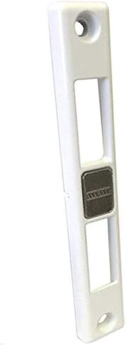Generic Sliding Patio Door Keeper (Strike Plate), White, HA0208SKWH in Saudi Arabia