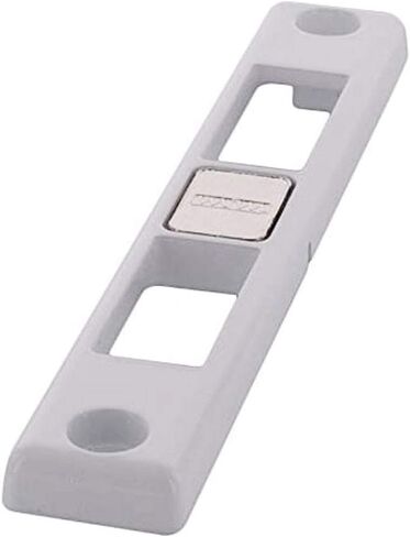 Generic Sliding Patio Door Keeper (Strike Plate), White, HA0208SKWH in Saudi Arabia