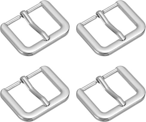 uxcell Metal Roller Buckle, Single Prong Belt Buckle Replacement Bar Buckles for Leather Craft Accessories Belt in Kuwait
