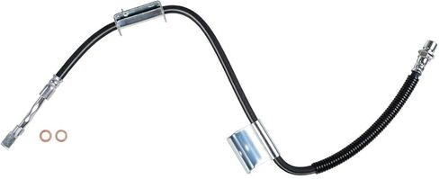 Brake Hose Pair - Set of 2 Front Brake Lines, Brake Hose Set Front Automotive Replacement Brake Hoses Hydraulic Brake Hose Kit Fits Chevrolet Silverado 1500 Fits GMC Sierra 1500 1999 in Kuwait