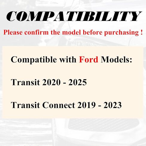 SUPALAND Key Fob Replacement Fits for Ford Transit 2020 2021 2022 2023 2024 2025 Ford Transit Connect 2019-2023 Keyless Entry Remote Control N5F-A08TAA 164-R8236 164-R8281 315 MHz in Kuwait