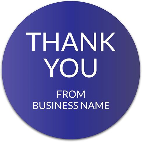 Personalized Thank You Stickers for Small Businesses - Custom Envelope Seals for Orders (50-10,000 Stickers) (QR Code) in Saudi Arabia