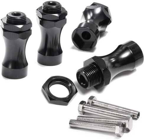 4Pcs 12mm to 17mm Wheel Hex Hub Adapter Conversion Extension for 1/10 1/8 RC Car in Kuwait