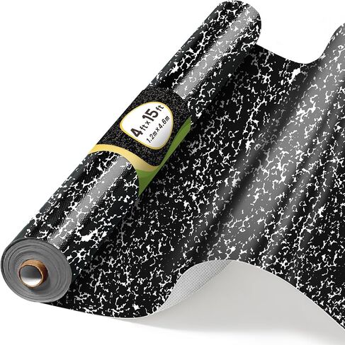 4ft x 15ft Bulletin Board Fabric Roll, Black Non-Woven Bulletin Board Paper, Self-Healing & Tear-Resistant Reusable Bulletin Board Background for Classroom Decor, Office & Home DIY Crafts in Saudi Arabia