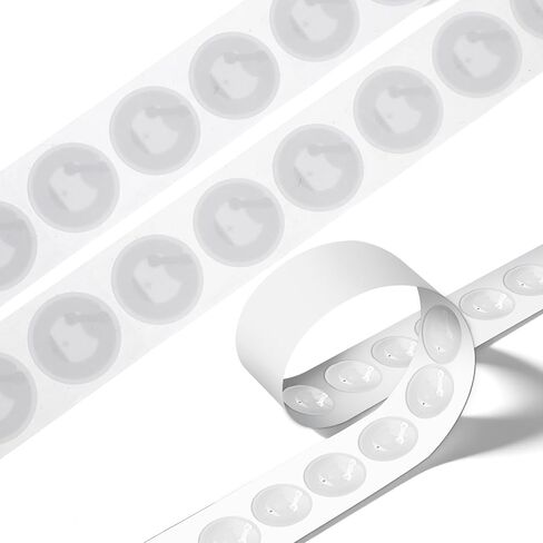 30Pcs NFC Sticker with Original NTAG216 Chip,NFC Tags Sticker Blank Round Transparent RFID Tag 888 Bytes Memory Rewritable & Programmable RFID NFC Stickers Compatible with TagMo and NFC Enabled Device in Kuwait