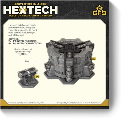 Hextech: Industrial Fluidworks - Large Storage Tanks (Battlefield in a Box, Pre-Painted Table Top Terrain) in Saudi Arabia