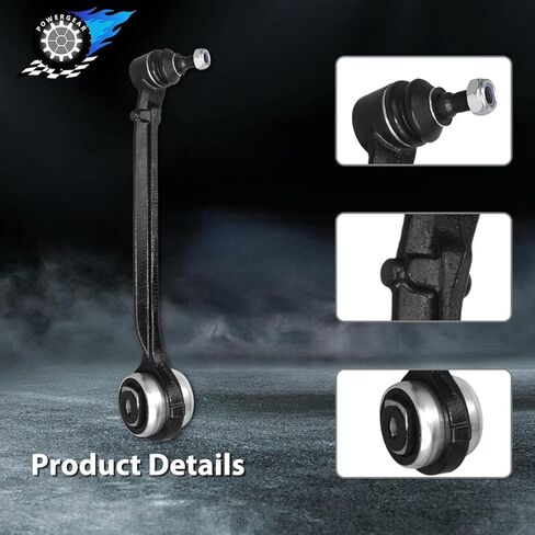 ذراع التحكم POWERGEAR RWD، 4 قطع ذراع التحكم الأمامي العلوي والسفلي مع طقم تعليق جلبة كروية مناسب لـ 2011-2019 دودج تشارجر تشالنجر كرايسلر 300 K010534 K010536 K010535 in Kuwait