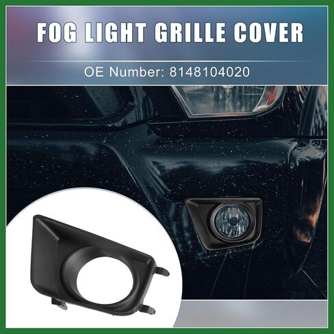 Motoforti Fog Light Bezel Cover NO.8148104020 Left Right Side Fog Light Grille Cover for Toyota Tacoma 2012-2015 1 Pair Long-Lasting in Kuwait