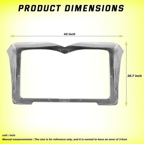 Front Grill Grille Surround for Mack Granite GU713 GU813 CT713 Chrome Grille Molding Trim in Saudi Arabia