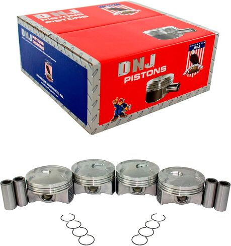 مجموعة المكبس DNJ P4306 الحجم القياسي لـ 13-16 هوندا أكورد، CR-V 2.4L L4 DOHC تستنشق بشكل طبيعي K24W1، K24W9 in Kuwait