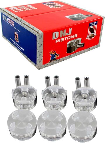 DNJ P455C مجموعة المكبس القياسية لـ 1998-2002 مازدا 626 2.5L V6 24V DOHC 2497cc in Kuwait