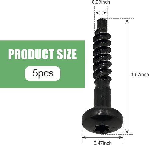 WZP 5PCS Air Filter Box Screw, BAS01001 Replace for 11611199, Rust-proof GM Air Box Cleaner Intake Retainer Screws, Compatible with Chevrolet, Buick, Cadillac in Kuwait