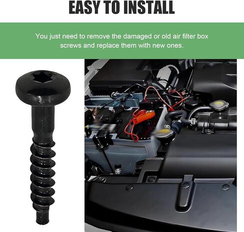 WZP 5PCS Air Filter Box Screw, BAS01001 Replace for 11611199, Rust-proof GM Air Box Cleaner Intake Retainer Screws, Compatible with Chevrolet, Buick, Cadillac in Kuwait