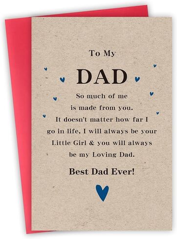 Father's Day Cards Gift for Son, Son Fathers Day Card from Mom Dad, Happy Father's Day Card Gifts from Parents, Fathers Day Cards for Stepson in Saudi Arabia
