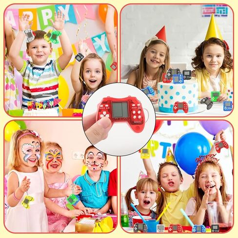 24 Pcs Video Game Party Favors for Kids, Mini Gaming Party Favors Video Game Keychain, Return Gifts for Birthday Party Supplies Goodie Bag Stuffers Classroom Prizes in Saudi Arabia