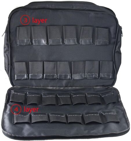 EXMAX Shoulder Carry Storage Bag Handbag Compatible for Wireless Tour Guide System(52-slot Carry Bag) in Kuwait