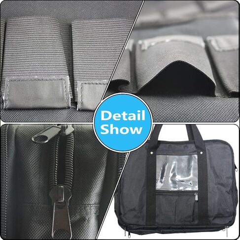 EXMAX Shoulder Carry Storage Bag Handbag Compatible for Wireless Tour Guide System(52-slot Carry Bag) in Kuwait