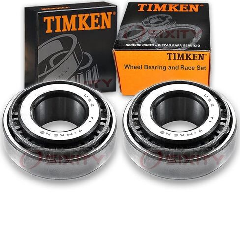 2 pc Timken Front Outer Wheel Bearing and Race Sets Compatible with Chevrolet Camaro 1967-1978 in Kuwait