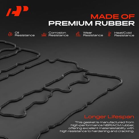 مجموعة حشية غطاء صمام المحرك A-Premium متوافقة مع BMW X5 10-18، X6 08-19، M5 12-16، M6، M6 Gran Coupe، 550i، 550i xDrive، 650i، 650i Gran Coupe، 750i، 750Li، Alpina B7 B7L، Alpina B7 B7L xDrive in Kuwait