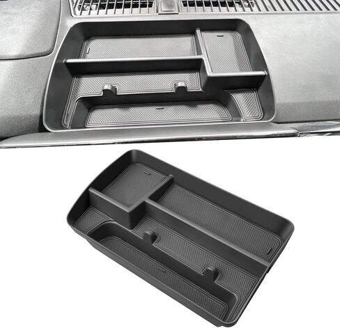 Dashboard Storage Organizer Insert Tray Compatible with 2023 2024 2025 Chevy Colorado/GMC Canyon Interior Accessories Center Console Behind Screen Organizer Box with Phone Holder in Saudi Arabia