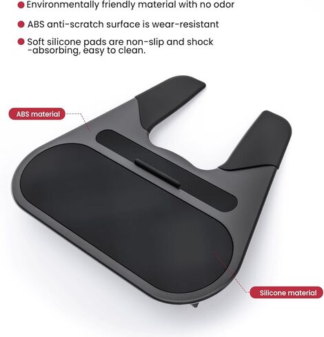 Steering Wheel Tray Fit for Tesla Cybertruck 20242025 2026 Mini Food & Work Desk Table with Phone Mount, ABS & Silicone Multifunction Tray, Car Accessories in Saudi Arabia