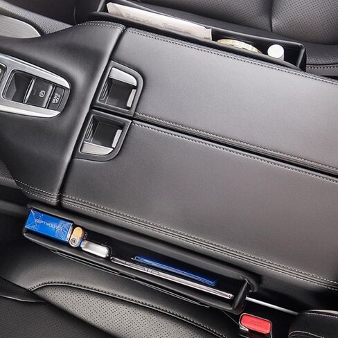 YLXGT Car Seat Gap Filler Organizer and Storages Automotive Accessories Universal for Car SUV Truck Fill The Gap Between Seat and Console Stop Things from Dropping Black 2Pcs in Kuwait