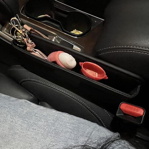 YLXGT Car Seat Gap Filler Organizer and Storages Automotive Accessories Universal for Car SUV Truck Fill The Gap Between Seat and Console Stop Things from Dropping Black 2Pcs in Kuwait