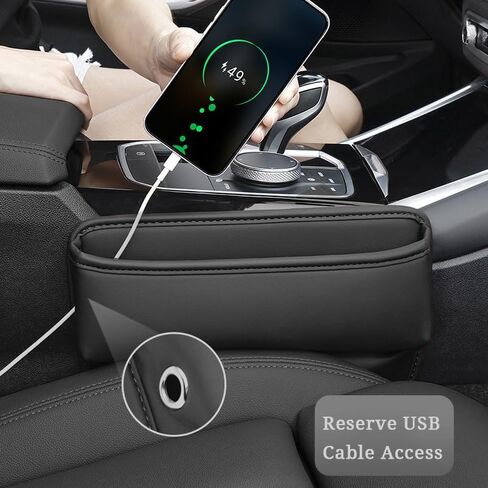 YLXGT Car Seat Gap Filler Organizer and Storages Automotive Accessories Universal for Car SUV Truck Fill The Gap Between Seat and Console Stop Things from Dropping Black 2Pcs in Kuwait
