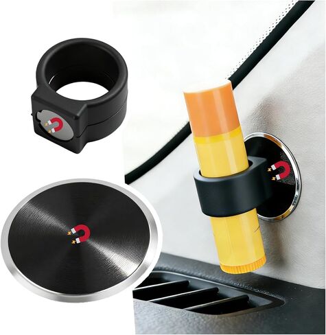 2026 Upgraded Car Lip Balm Holder,Silicone Lip Balm Holder for Car with Magnetic Design for Dashboard & Console,Universal Cars Lipstick Holders Cars Accessories Interior in Saudi Arabia