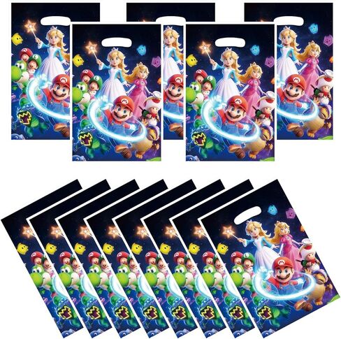 DXRZYS 30 pcs Theme Birthday Party Gift Bags Candy Bags Goody Bags Birthday Party Supplies Decorations (blue) in Saudi Arabia